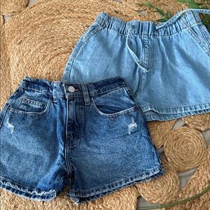 ZARA Denim Short Lot 9-10y girls